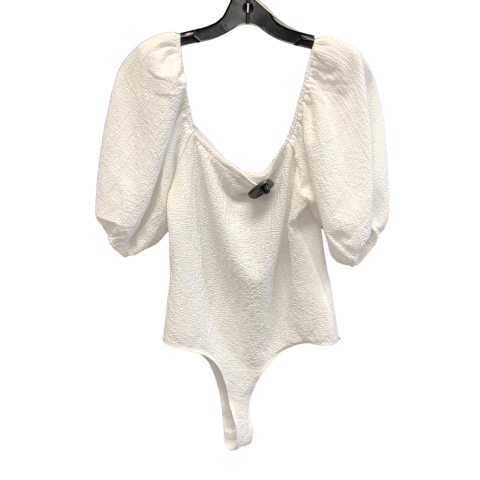 White Bodysuit Astr, Size L