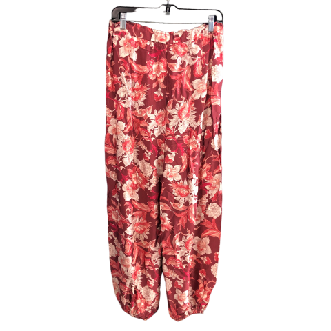 Floral Pants Joggers Zara Women, Size M