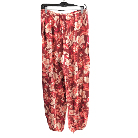 Floral Pants Joggers Zara Women, Size M