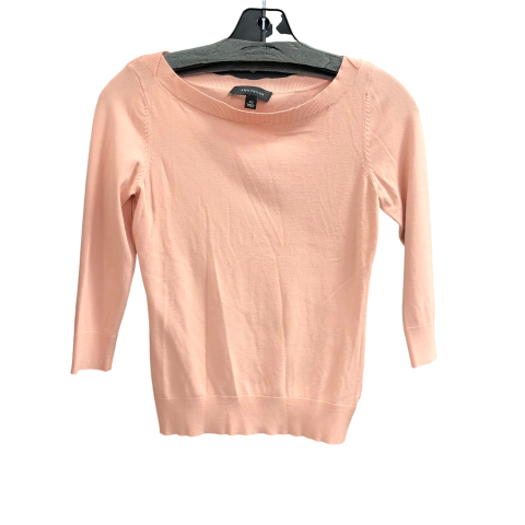 Top 3/4 Sleeve By Ann Taylor In Pink, Size: Xs