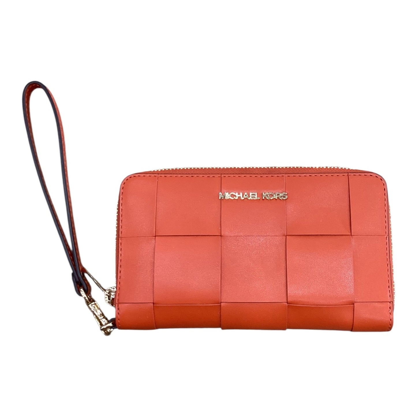 Wallet Designer By Michael Kors In Orange, Size:Medium