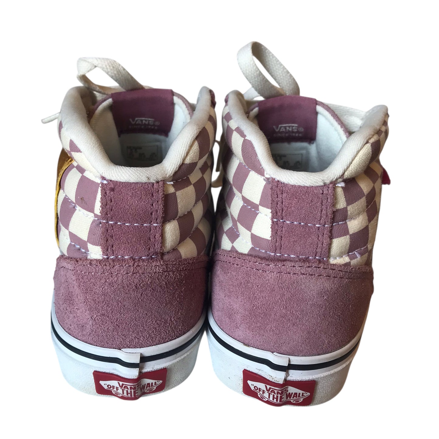 Shoes Sneakers By Vans In Pink & White, Size:5.5