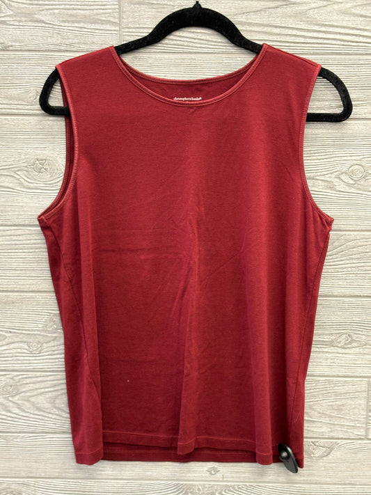 Top Sleeveless Basic By Christopher And Banks  Size: L