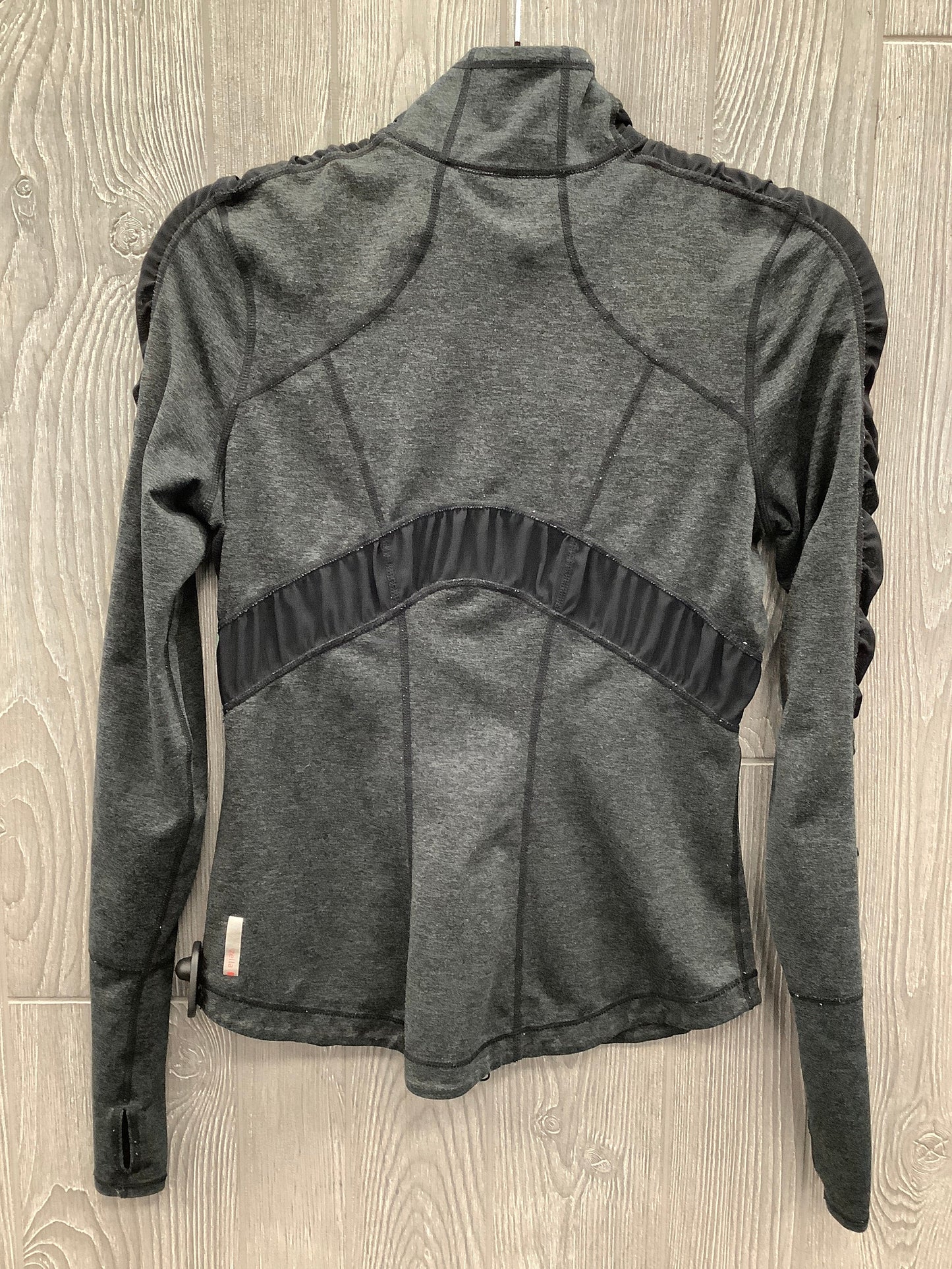 Athletic Jacket By Zella In Grey, Size: S