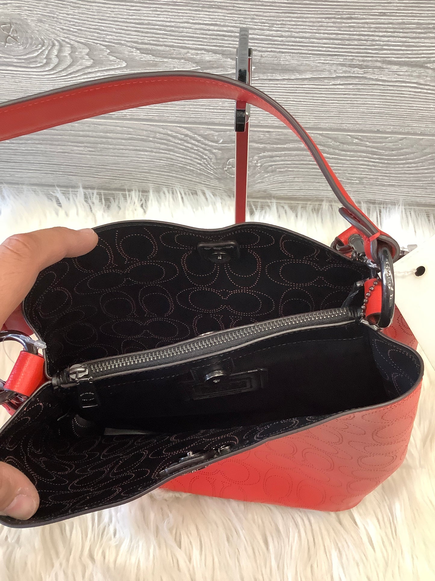 Crossbody Designer By Coach  Size: Medium