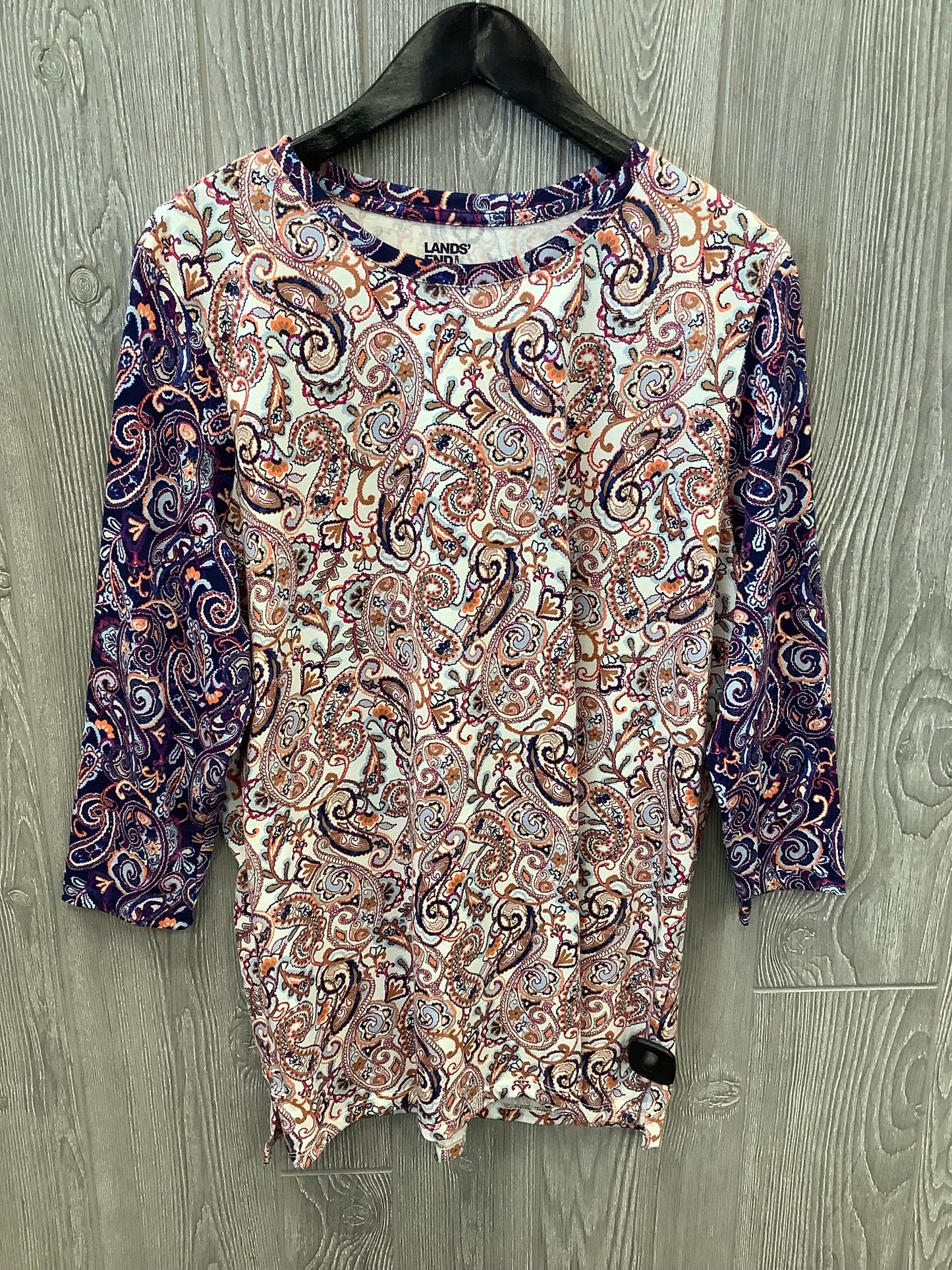 Tunic 3/4 Sleeve By Lands End  Size: L