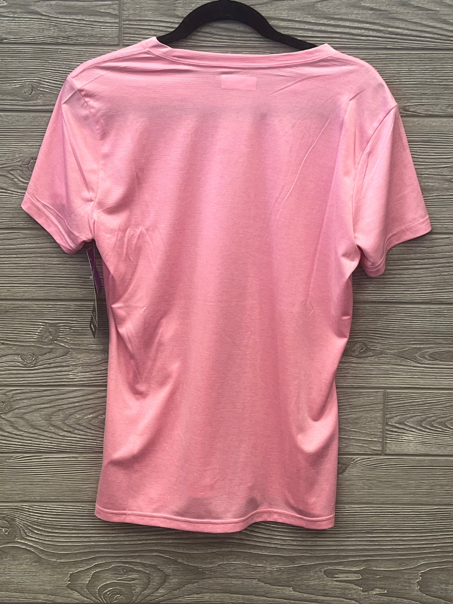 Pink Athletic Top Short Sleeve Columbia, Size L