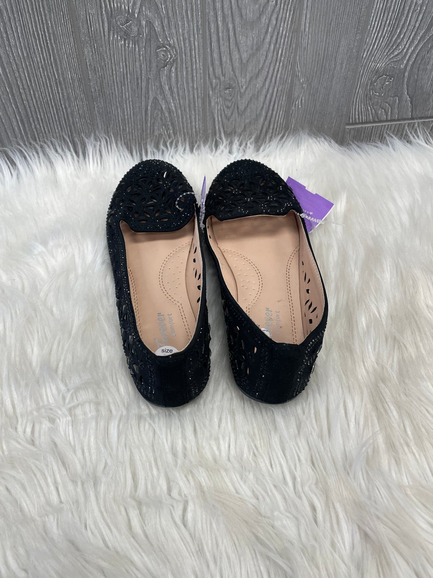 Black Shoes Flats Clothes Mentor, Size 7.5