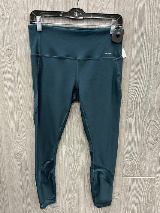 Athletic Leggings Capris By Rbx In Green, Size: M