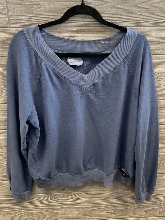 Blue Top Long Sleeve Universal Thread, Size M