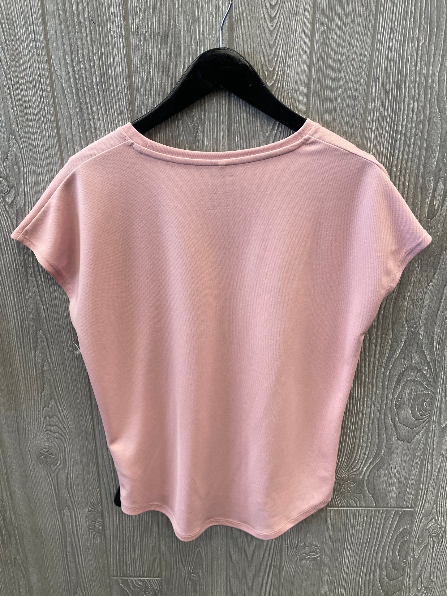 Athletic Top Short Sleeve By H&m In Pink, Size: L