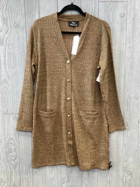 Gold Cardigan Dennis Basso Qvc, Size L