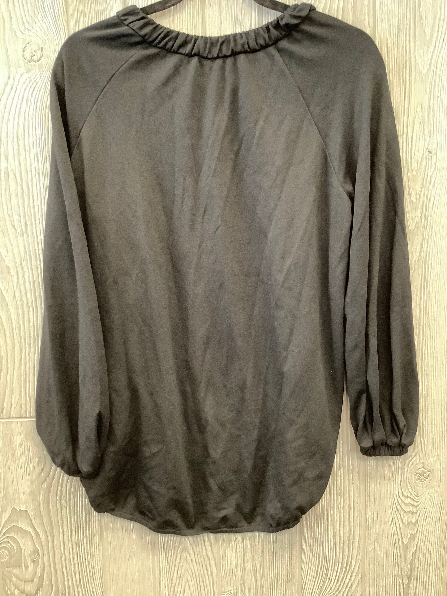 Black Top Long Sleeve Cabi, Size Xs