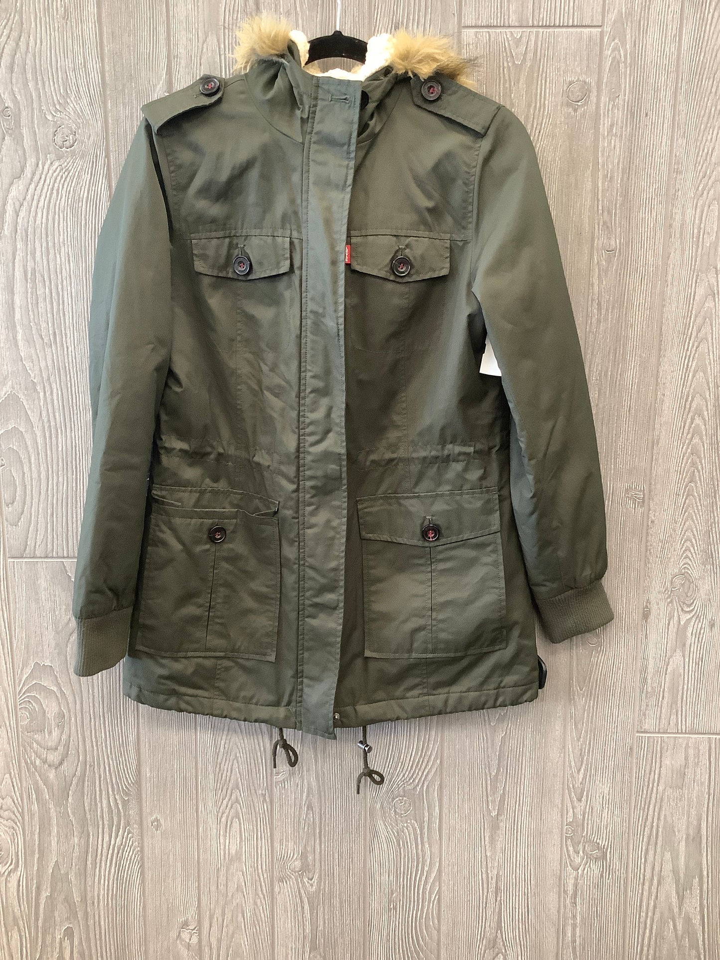Green Coat Other Levis, Size S