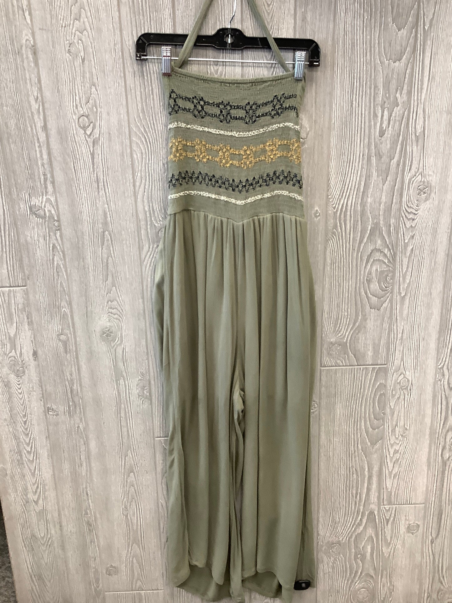 Green Jumpsuit Hem & Thread, Size L