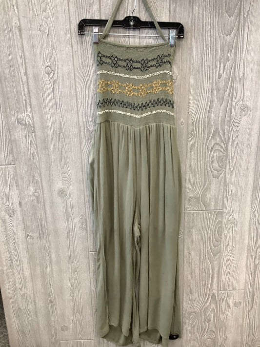 Green Jumpsuit Hem & Thread, Size L