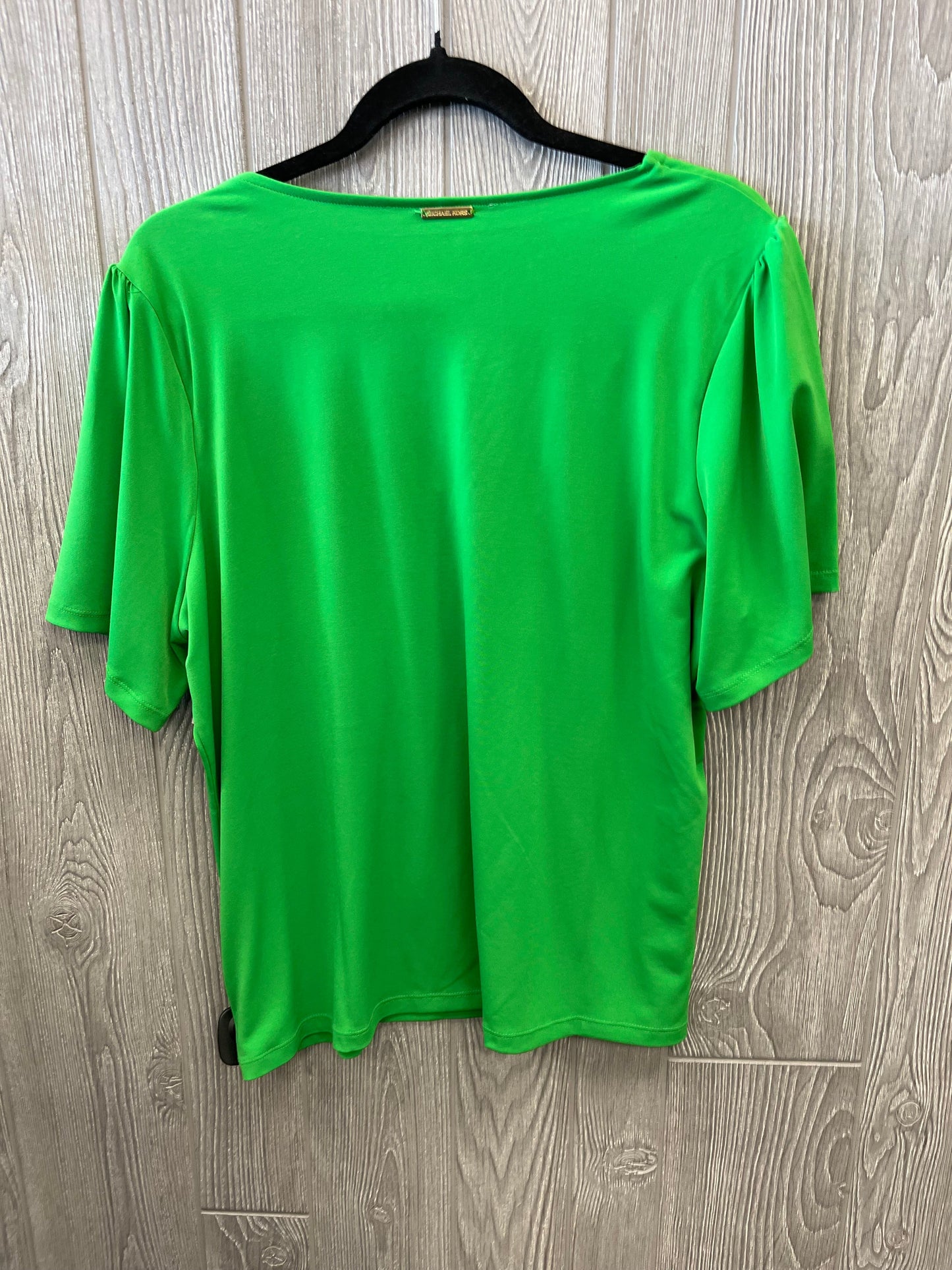 Top Short Sleeve By Michael By Michael Kors In Green, Size: Xl