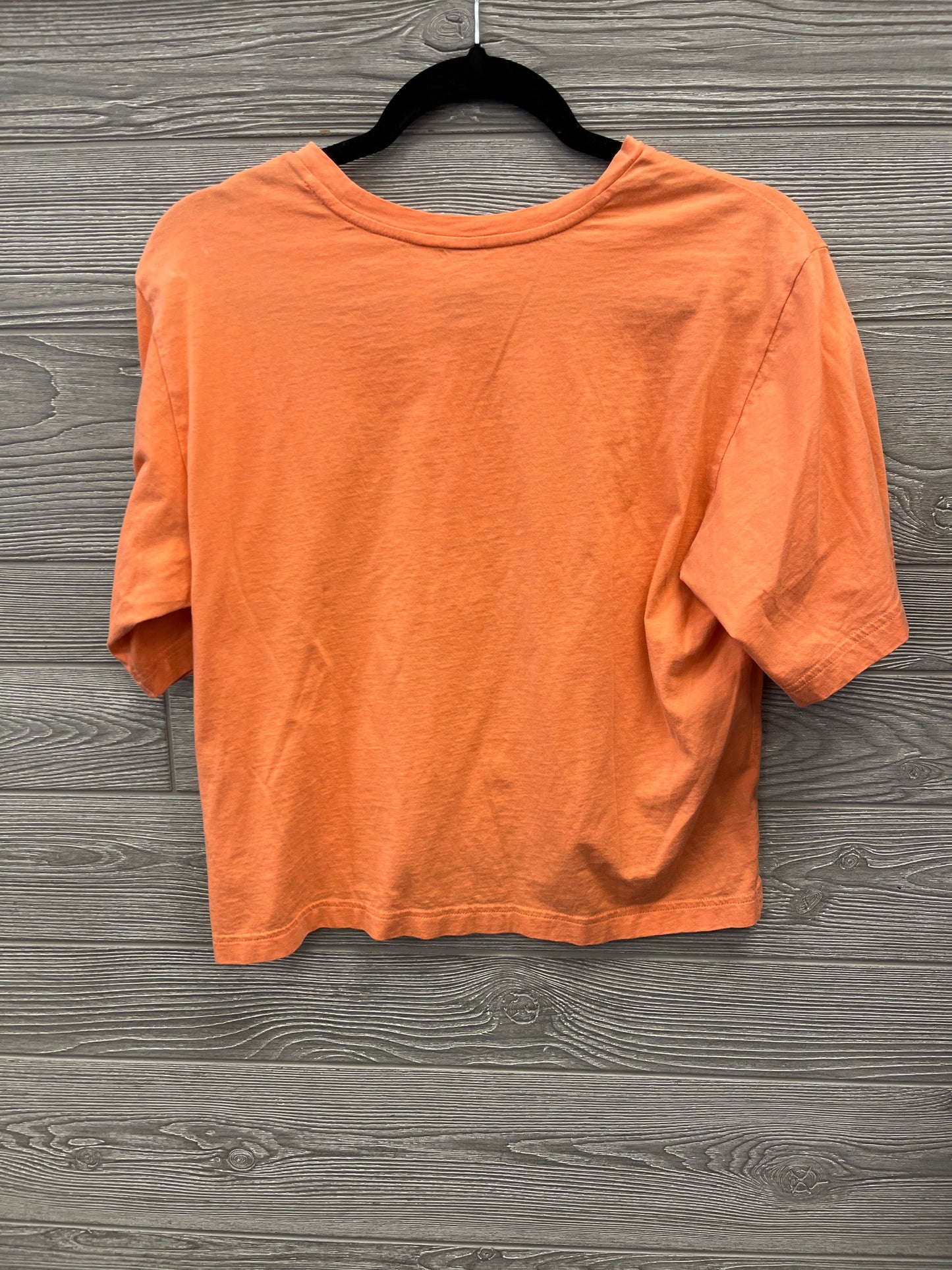 Top Short Sleeve By Adidas In Orange, Size: M