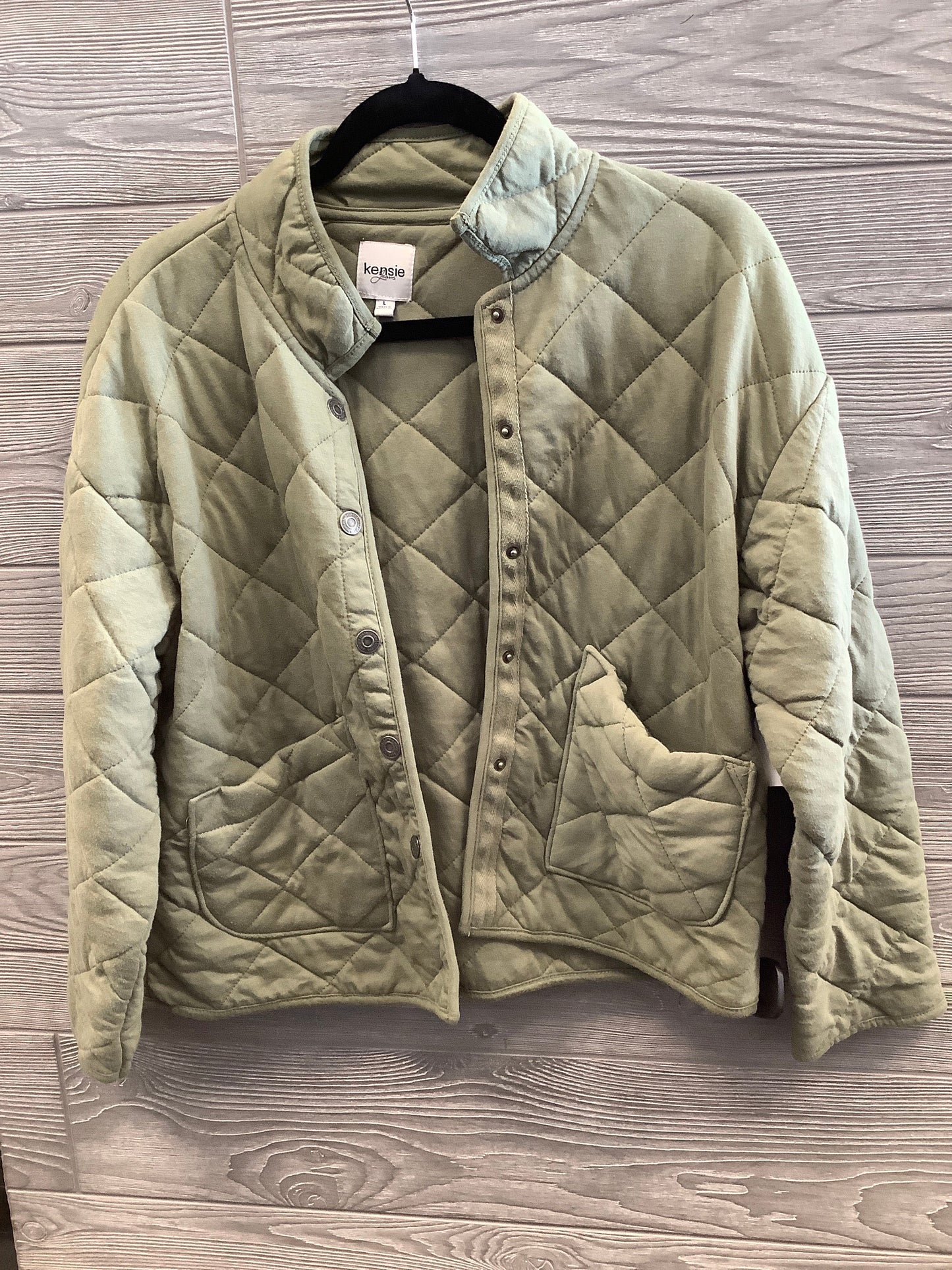 Jacket Other By Kensie In Green, Size: L