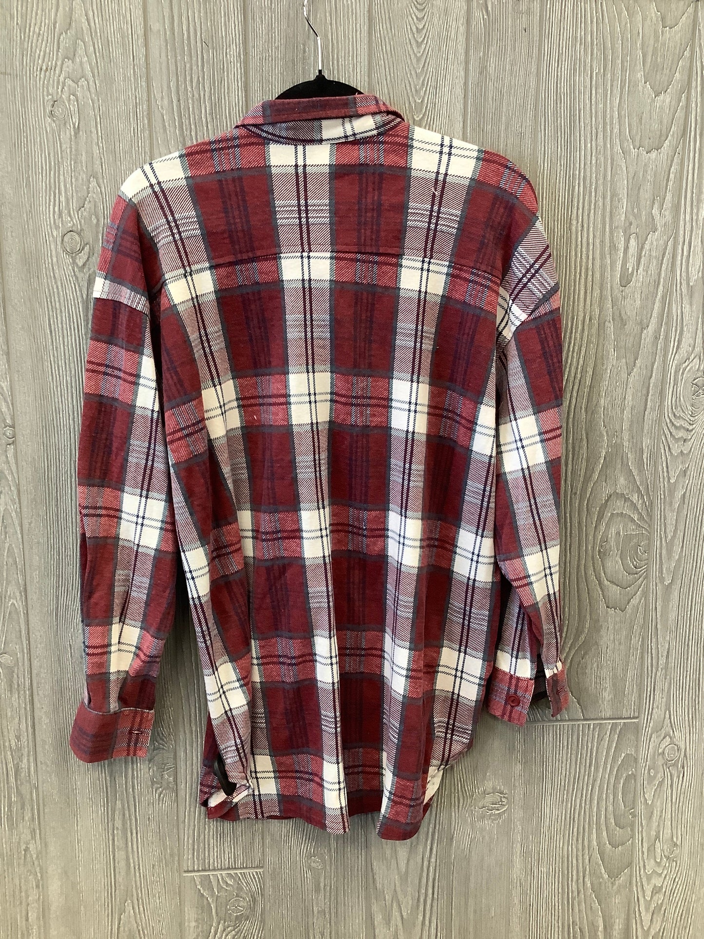 Top Long Sleeve By New York Style In Red, Size: S