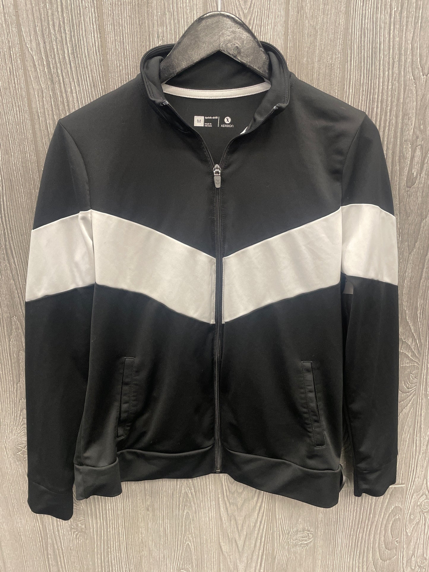 Athletic Jacket By Xersion In Black, Size: M