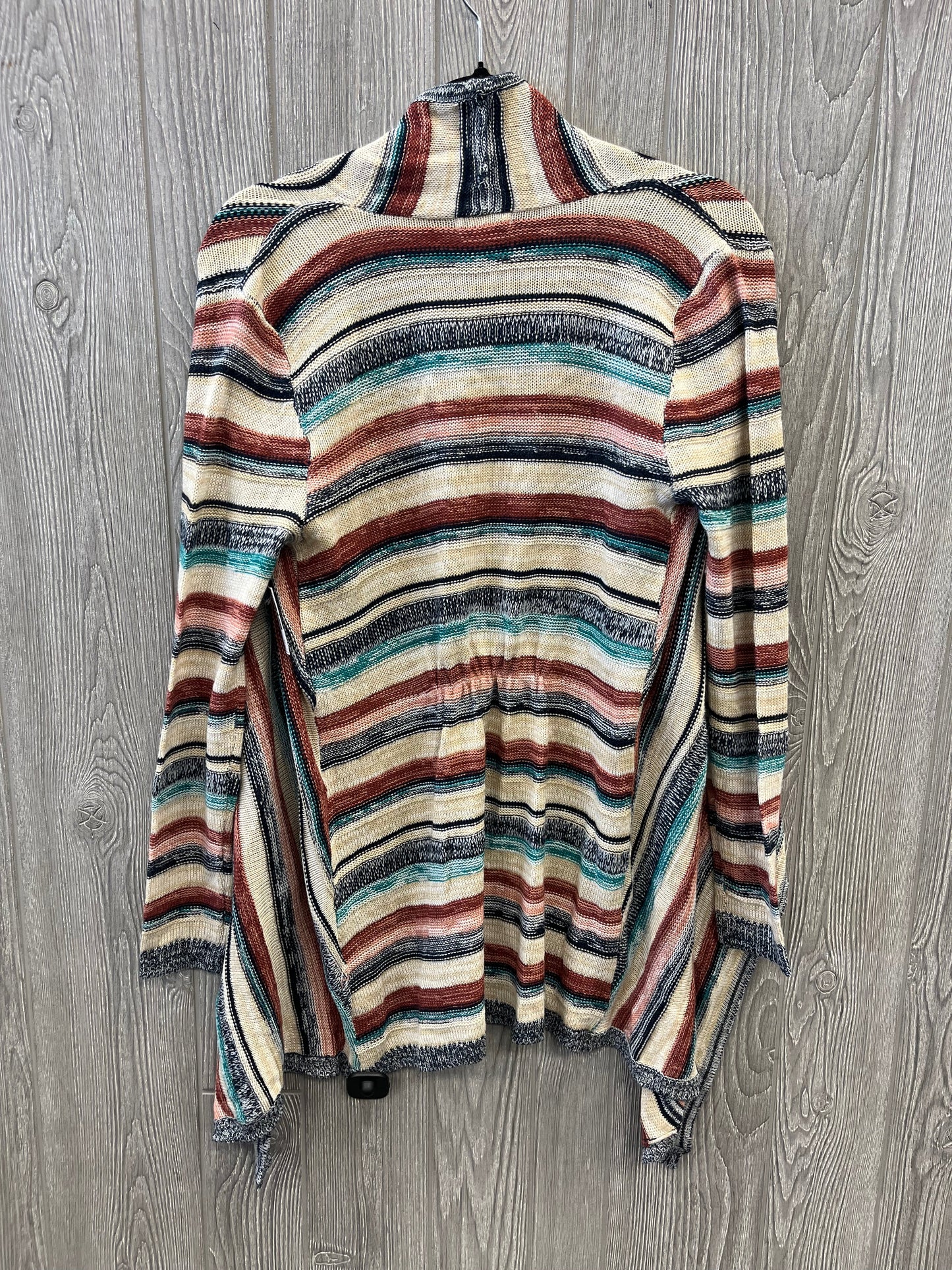 Sweater Cardigan By Cato In Multi-colored, Size: Xs