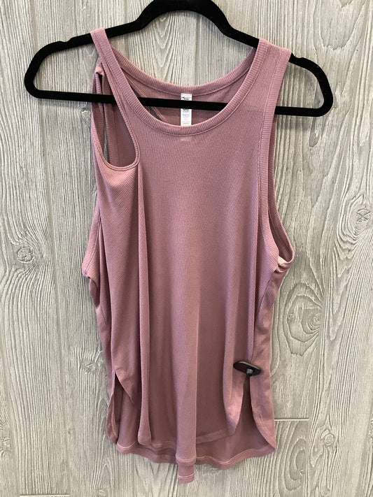 Athletic Tank Top By Alo In Purple, Size: L