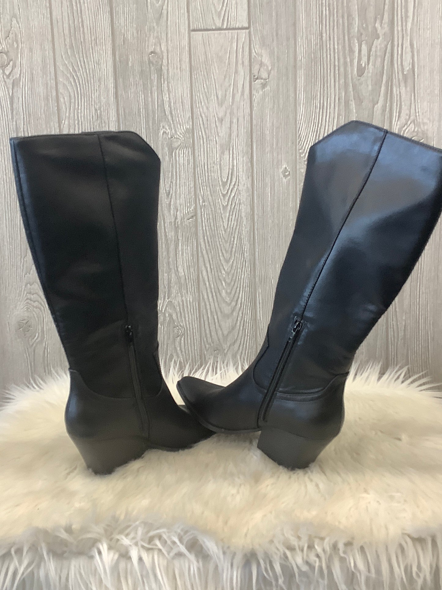 Boots Knee Heels By Indigo Rd In Black, Size: 8.5