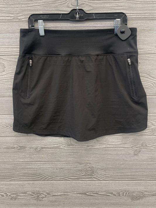 Athletic Skirt By Mta Pro In Black, Size: L