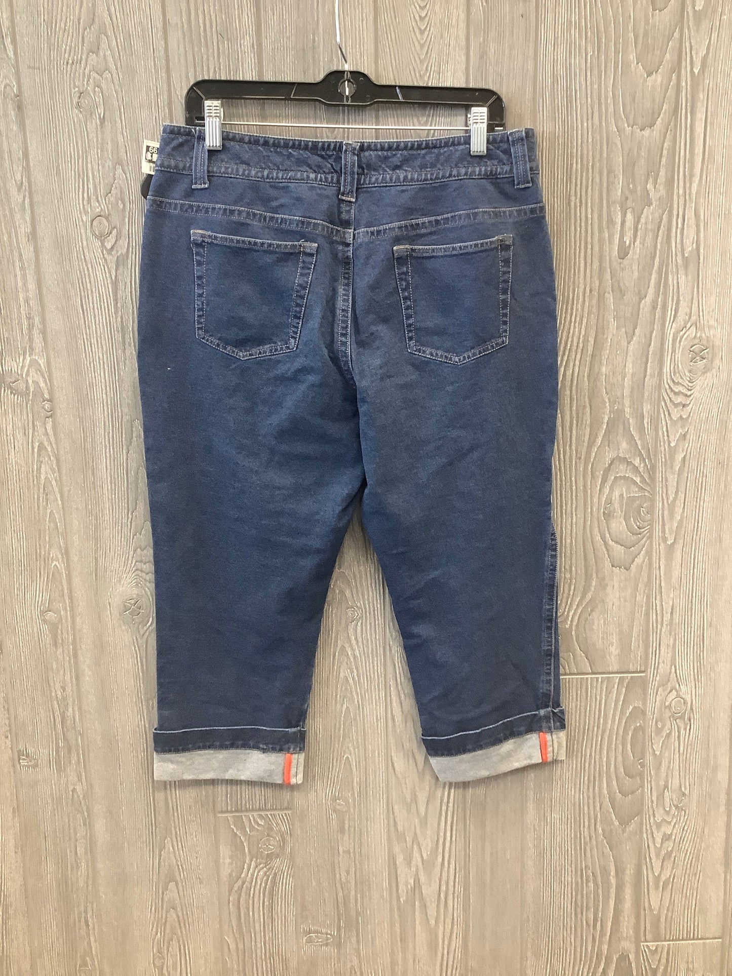 Capris By Coldwater Creek In Blue Denim, Size: 12