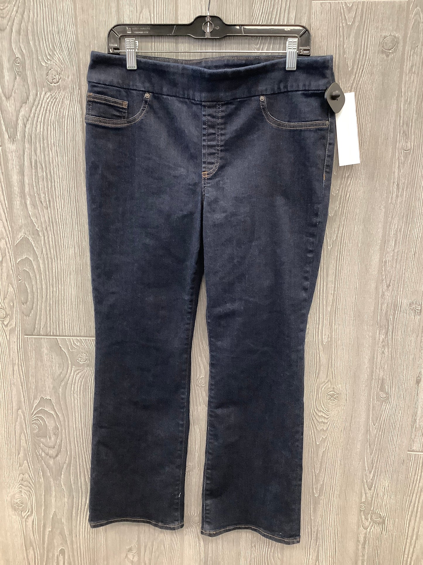 Jeans Boot Cut By Chicos In Blue Denim, Size: 10p