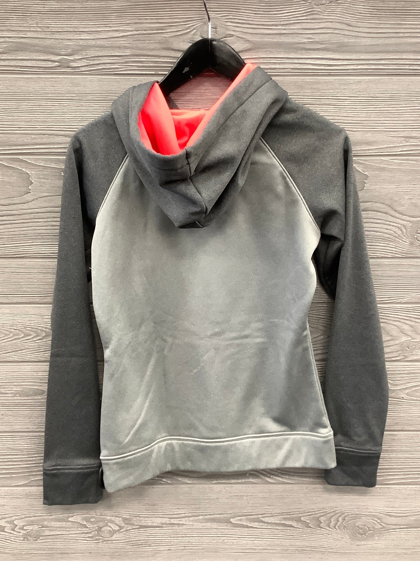 Athletic Sweatshirt Hoodie By Under Armour In Grey, Size: Xs