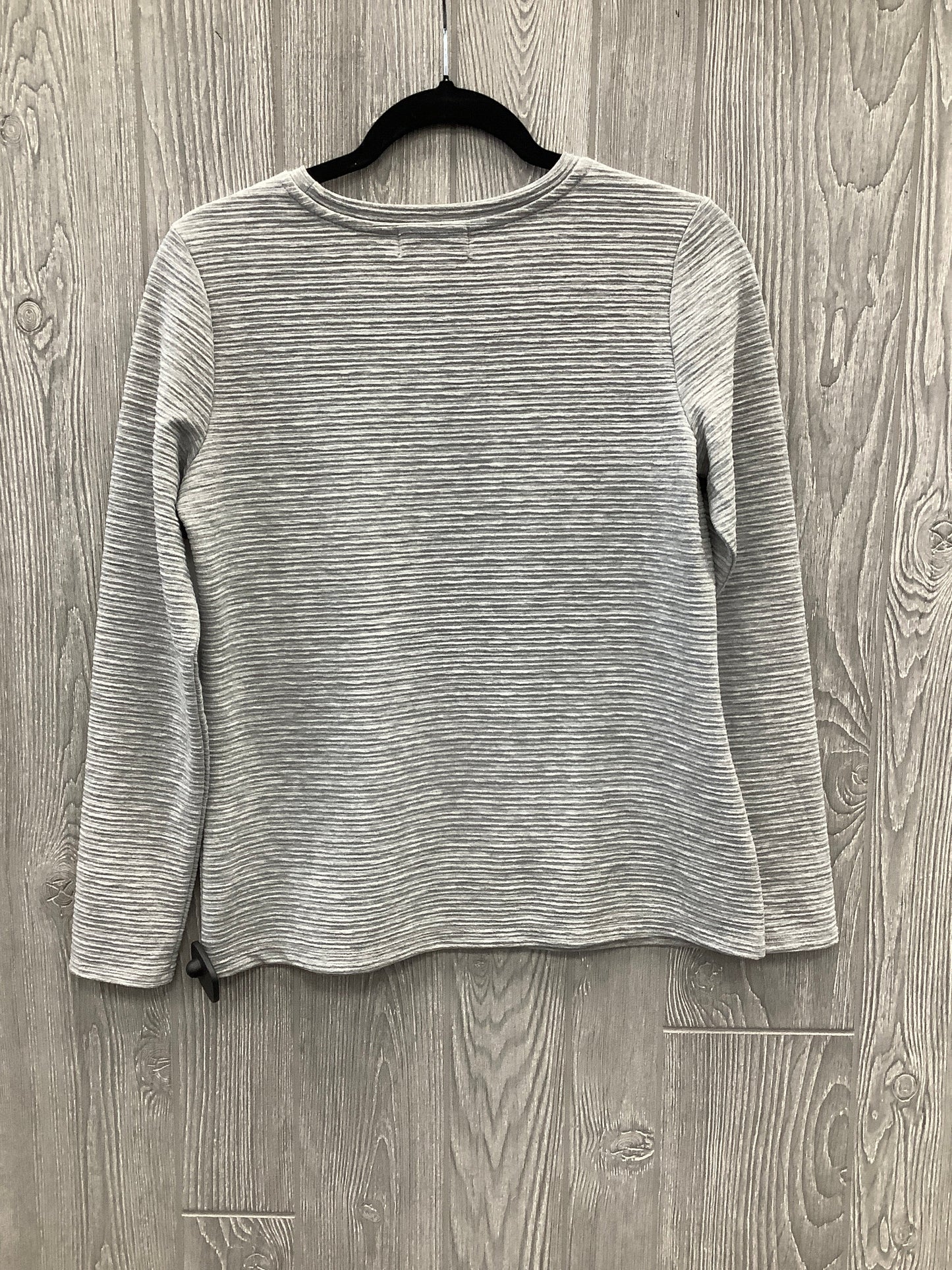 Top Long Sleeve By Liz Claiborne In Grey, Size: Sp