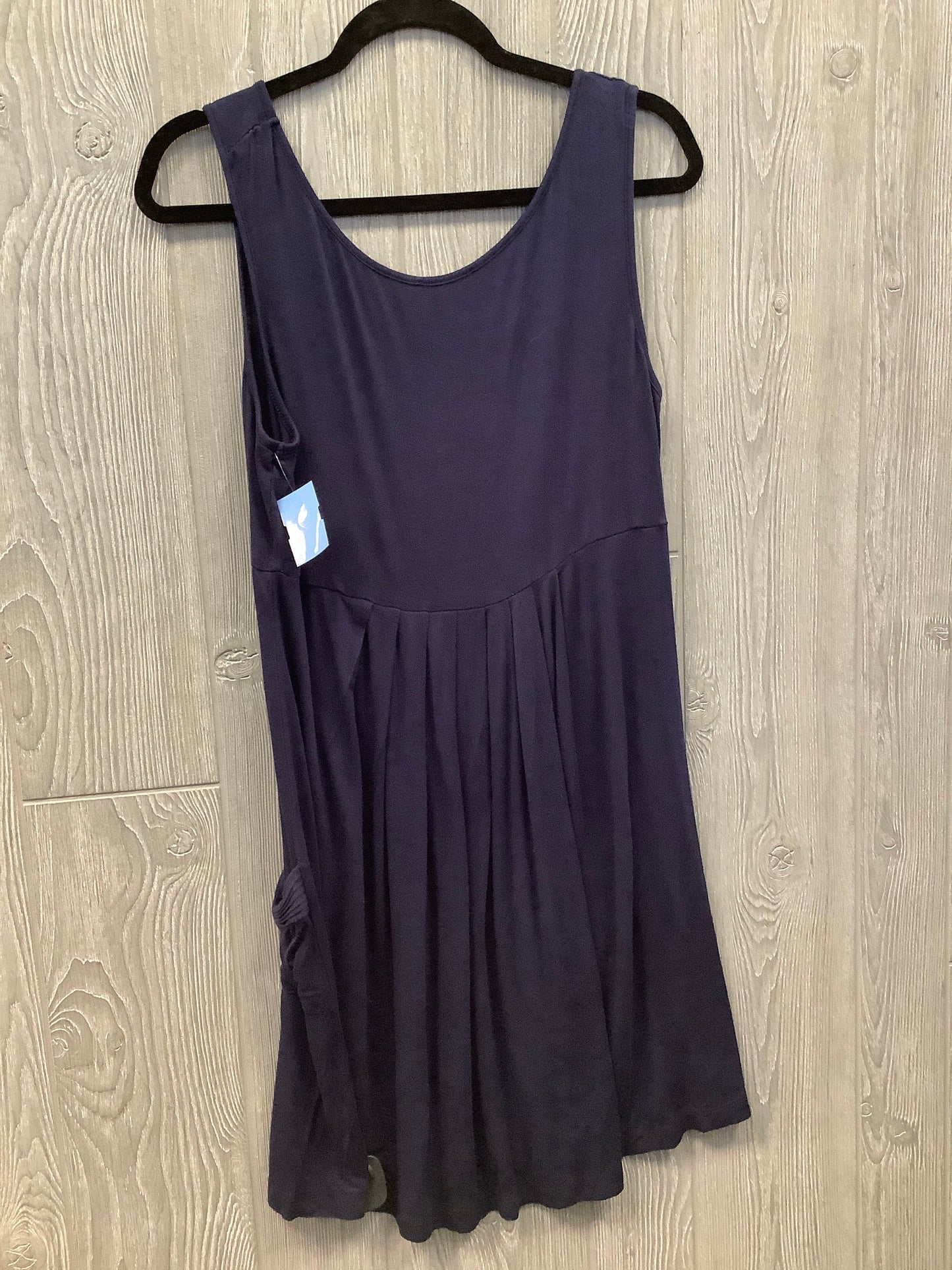 Dress Casual Short By Calvin Klein In Navy, Size: L