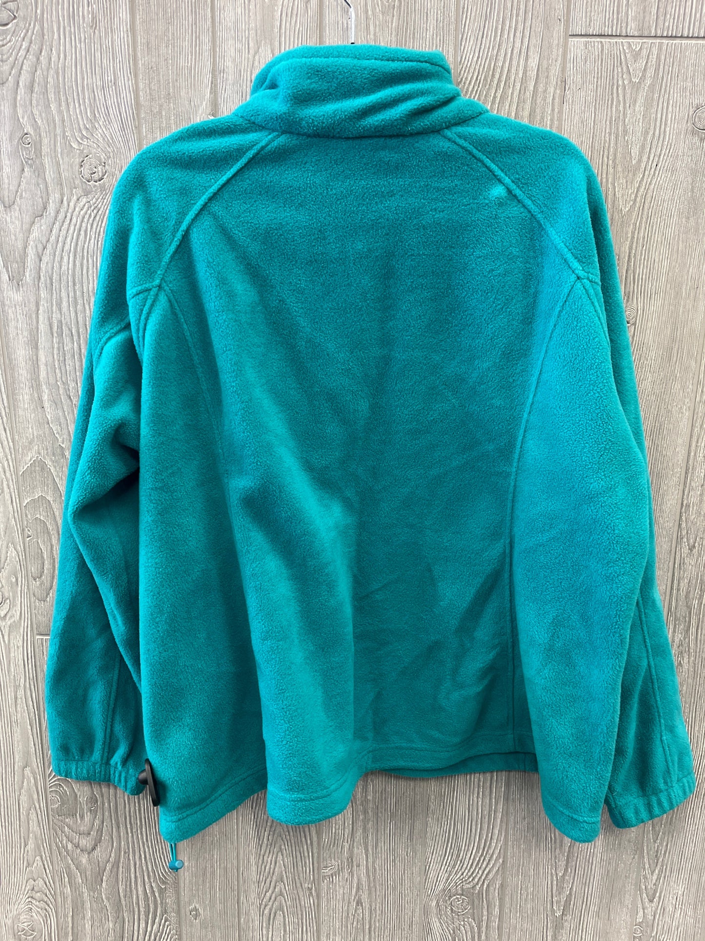 Jacket Fleece By Columbia In Green, Size: 3x