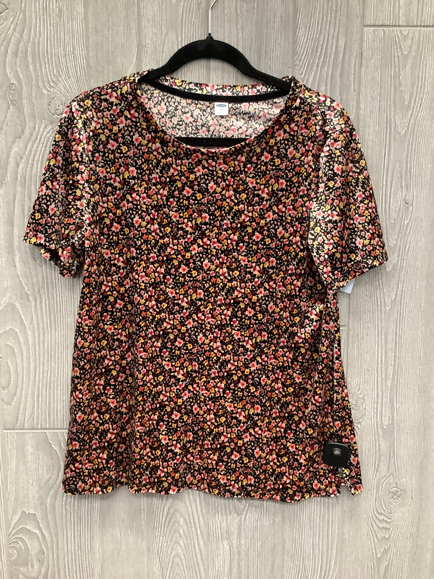 Top Short Sleeve By Old Navy In Multi-colored, Size: M