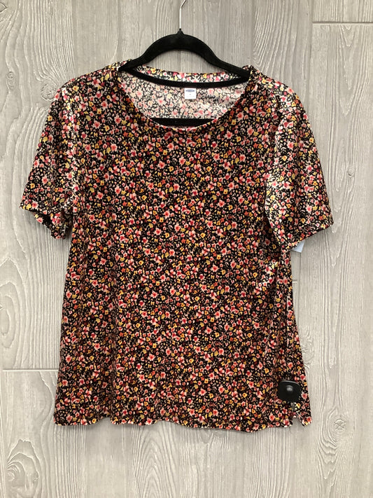 Top Short Sleeve By Old Navy In Multi-colored, Size: M