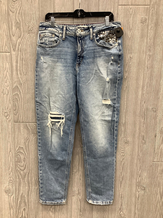 Jeans Boyfriend By Maurices In Blue Denim, Size: 12