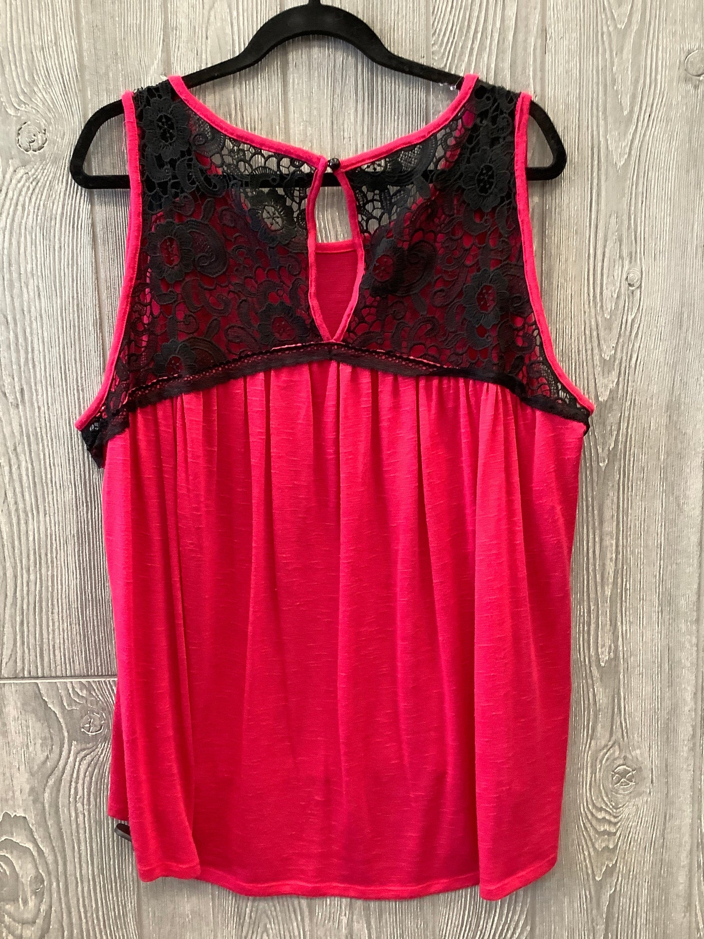 Top Sleeveless By Torrid In Pink, Size: 3x