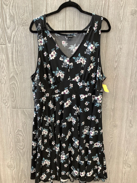 Dress Casual Midi By Torrid In Floral Print, Size: 3x