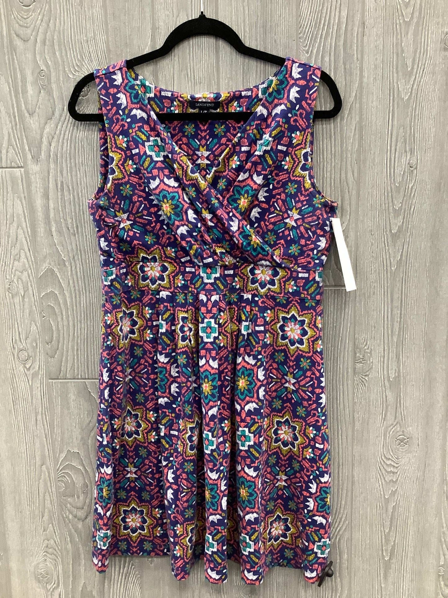 Dress Casual Short By Lands End In Multi-colored, Size: Lp