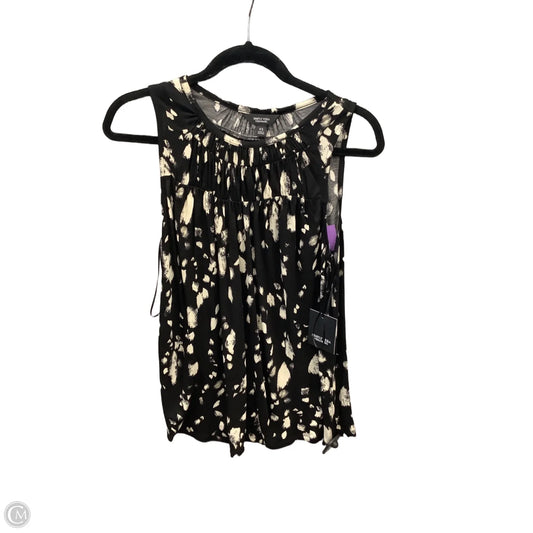 Top Sleeveless By Simply Vera In Black, Size: Xs