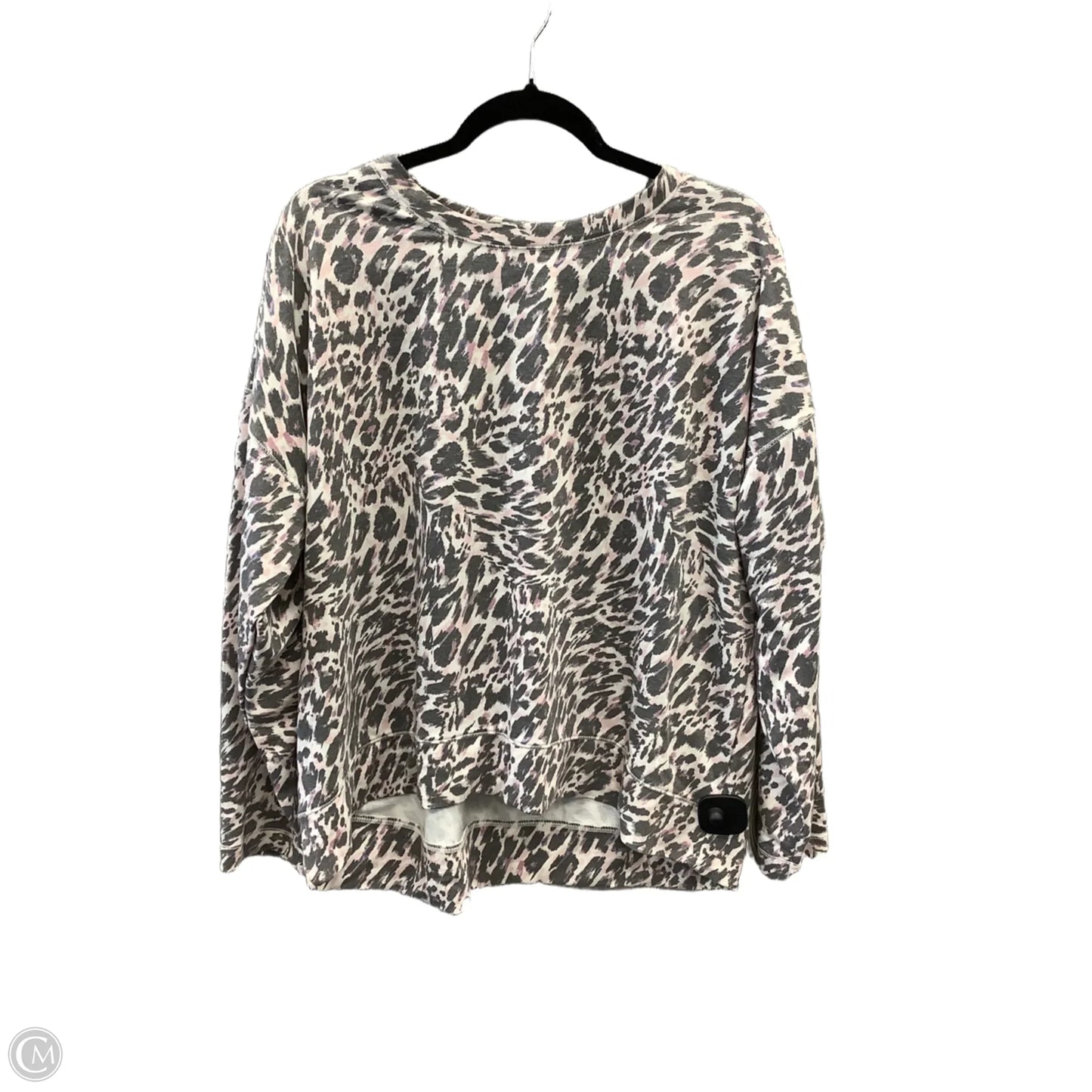 Athletic Top Long Sleeve Crewneck By Avia In Grey, Size: Xxl