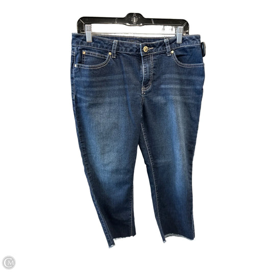 Capris By Jennifer Lopez In Blue Denim, Size: 10