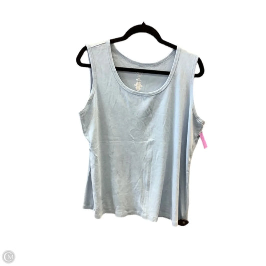 Tank Top By St Johns Bay In Blue, Size: 2x