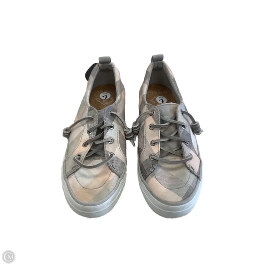 Shoes Sneakers By Sperry In Grey & Pink, Size: 7
