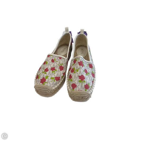 Shoes Flats By Michael By Michael Kors In Floral Print, Size: 6