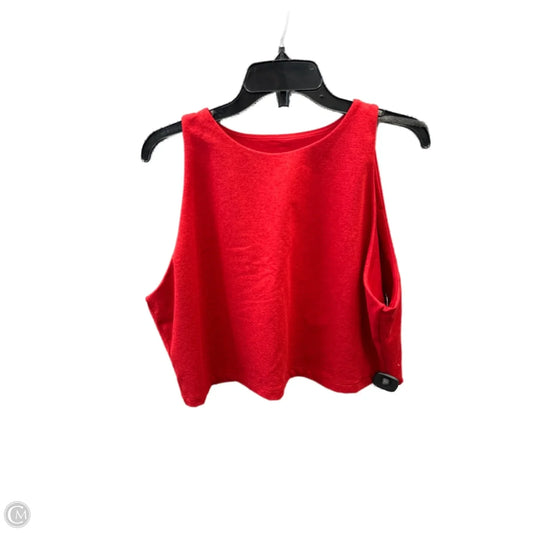 Athletic Tank Top By Old Navy In Red, Size: Xxl