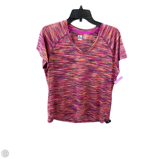 Athletic Top Short Sleeve By Rbx In Pink, Size: Xl