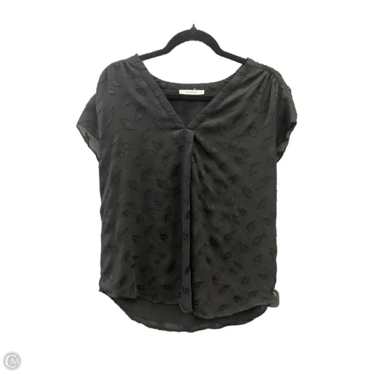 Top Short Sleeve By Fun 2 Fun In Black, Size: Xl